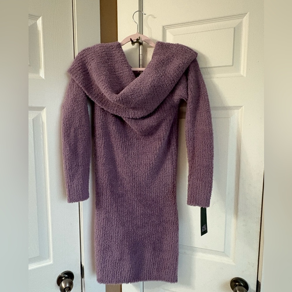 Purple Sweater Dress